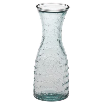 RECYCLED GLASS BOTTLE 800ML _°9.5X25 CM ST14957