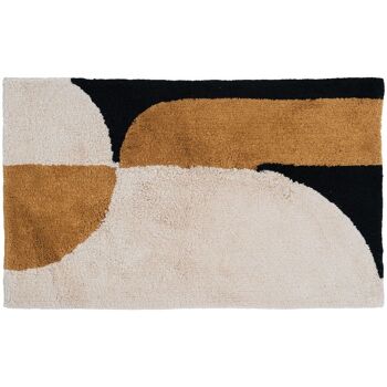 Tapis de bain Bowie – Ocre 50 x 80 cm 1