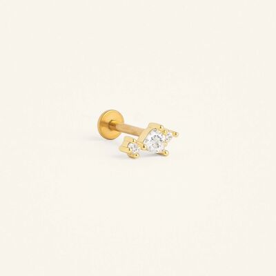Aria piercing - gold