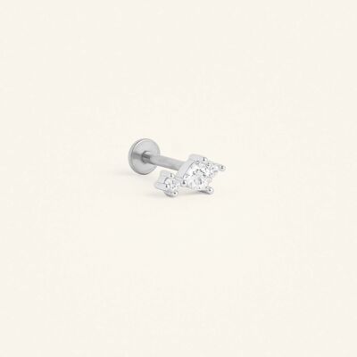 Aria piercing - silver