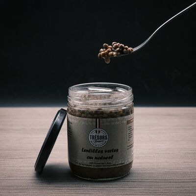 ORGANIC GREEN LENTIL JAR 430G