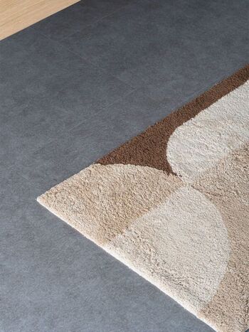 Tapis de bain Bowie – Beige 60 x 100 cm 3