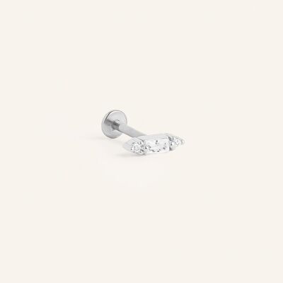 Ember piercing - silver