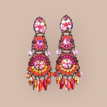 BOUCLES D'OREILLES EN CRISTAL GINGEMBRE 1