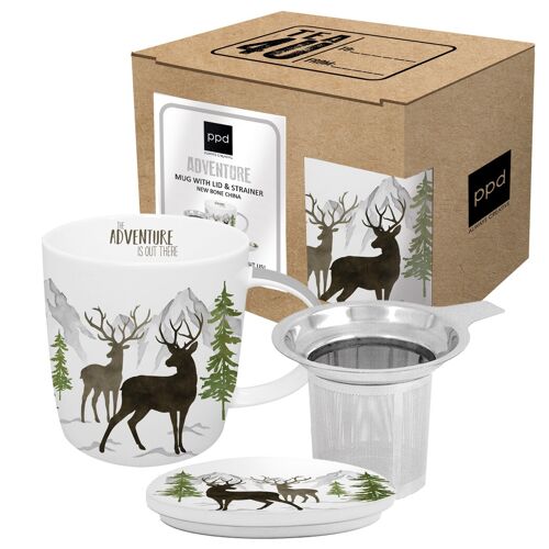 Adventure Deer white T-Mug CB