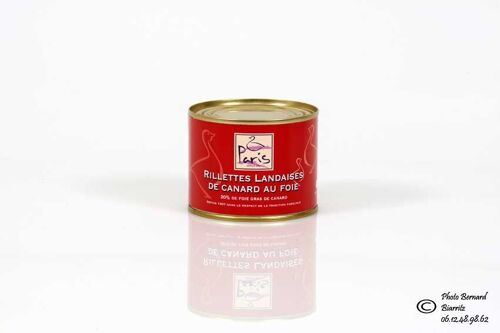 Rillettes Landaises de Canard Au Foie Gras - 200g