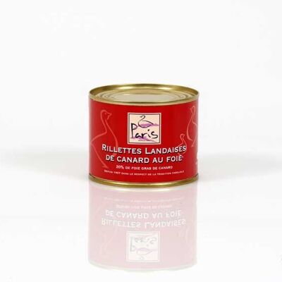 Rillettes Landaises de Canard Au Foie Gras - 200g