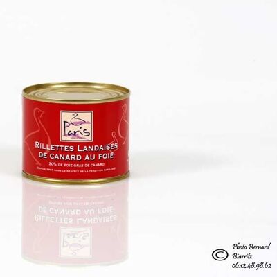 Rillettes Landaises de Canard Au Foie Gras - 200g