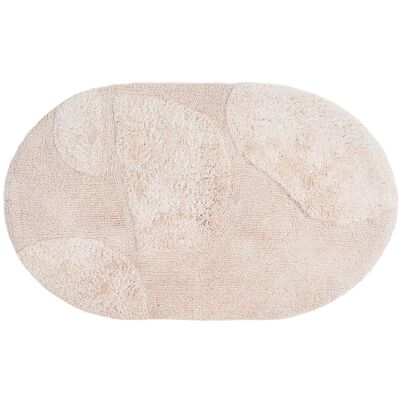 Badmat Boaz – Beige Ovaal 60 x 100 cm