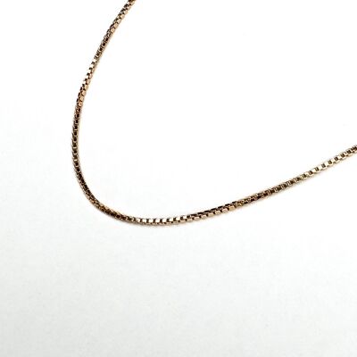 Necklace - Simple square chain