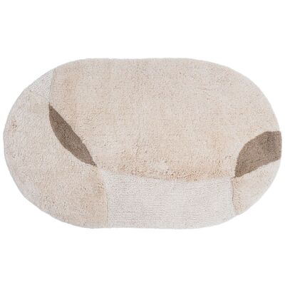Bath mat Bink – Cream Oval 60 x 100 cm