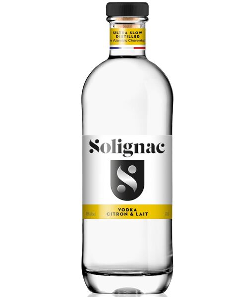 SOLIGNAC VODKA - LEMON & MILK | Ultra Slow Distilled - 43%