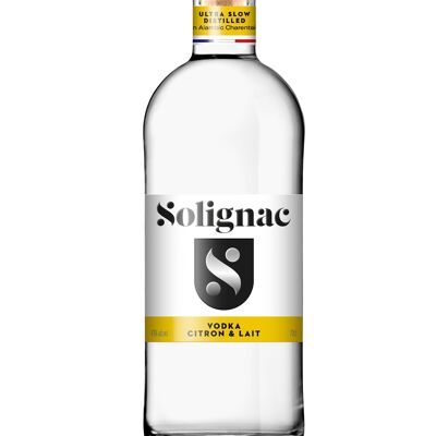 SOLIGNAC VODKA - ZITRONE & MILCH | Ultralangsam destilliert – 43 %