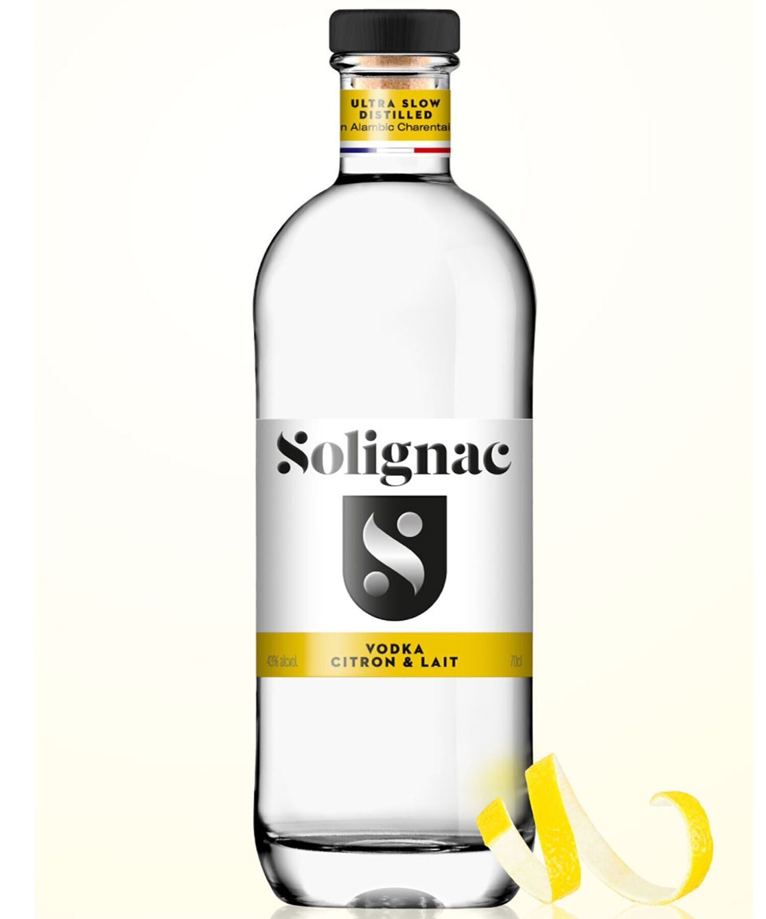 SOLIGNAC VODKA - LEMON & MILK | Ultra Slow Distilled - 43%