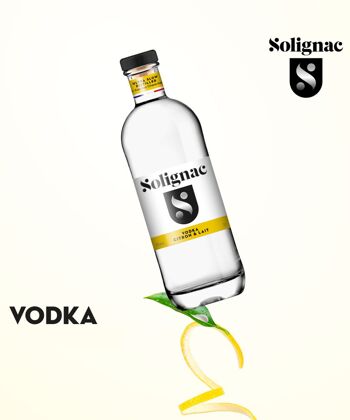 VODKA SOLIGNAC - CITRON & LAIT | Distillée ultra lente – 43 % 3