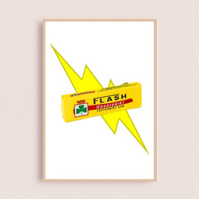 Poster di arte pop | Gomma da masticare Flash
