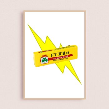 Affiche Pop Art | Chewing Gum Flash 1