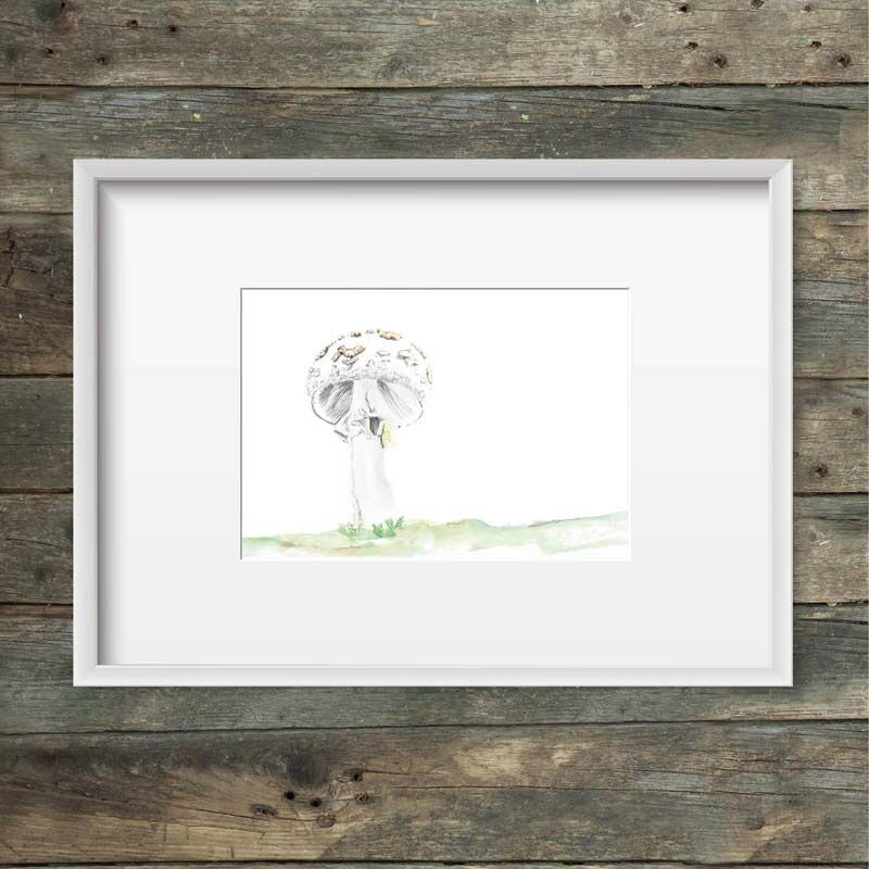 Fungo pantera con stampa artistica