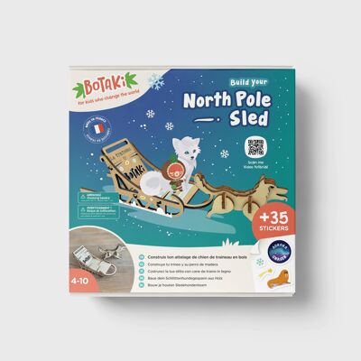 Great North Kit | Build your wooden sled dog team