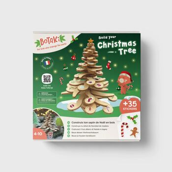 Kit de Noël | Construis et décore ton sapin de Noël en bois 1