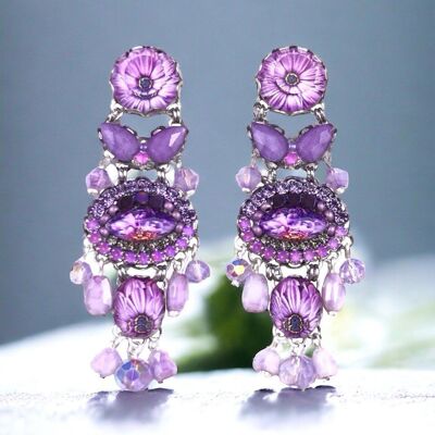 LIMITED EDITION LILAC CRYSTAL EARRINGS
