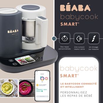 BEABA, Babycook Smart - Gris Anthracite 3
