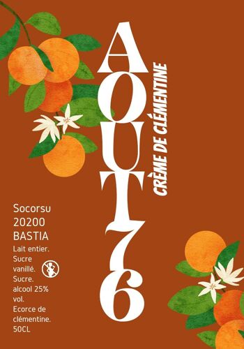 CREME DE CLEMENTINE 25%VOL.  (50CL) 1