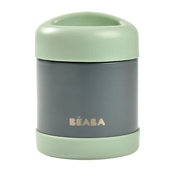 BEABA, Portion inox isotherme 300 ml (mineral grey/sage green) 1