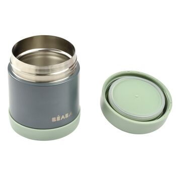 BEABA, Portion inox isotherme 300 ml (mineral grey/sage green) 3