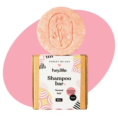 FMN + hey'Mo Shampoo-Riegel für normales Haar 80 g