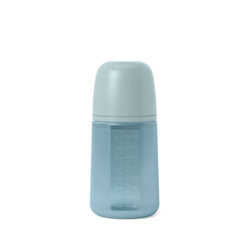 SUAVINEX, BIBERON SILICONE COLOUR ESSENCE BLEU 250ml