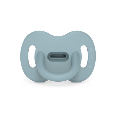 SUAVINEX, REVERSIBLE PACIFIER SXPRO COLOR ESSENCE 0/6M - BLUE