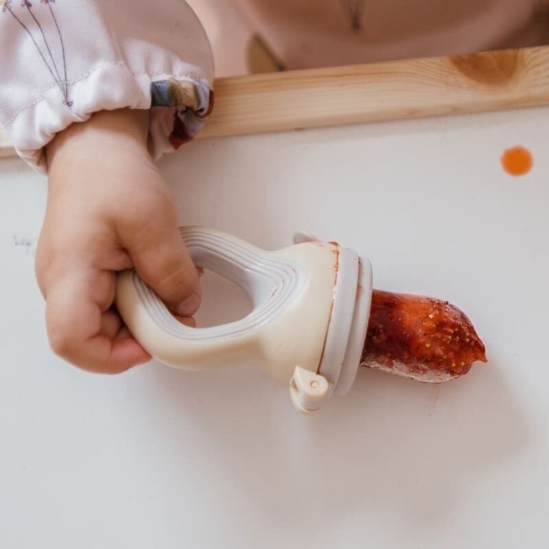 Massaggiagengive in silicone per mangiatoia per alimenti per bambini Ruggine
