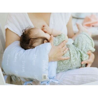 4-in-1 hand feeding pillow + bed protector made of BIO organic cotton DREAM