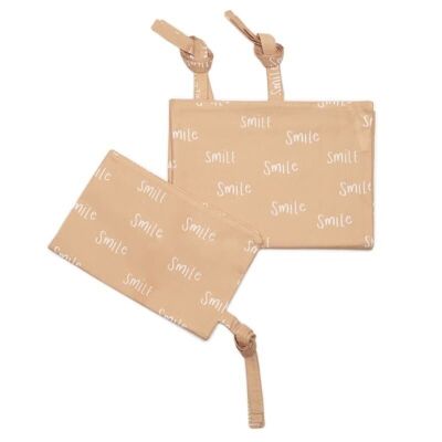 Fundas de almohada para ropa de cama de bebé de algodón orgánico BIO SMILE