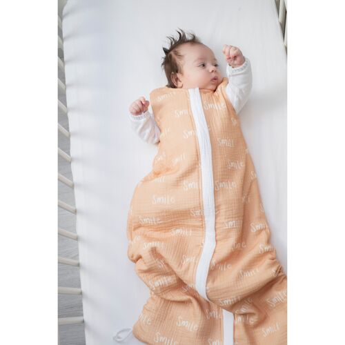 Double side GROW UP sleeping bag TOG 1 SMILE/WHITE