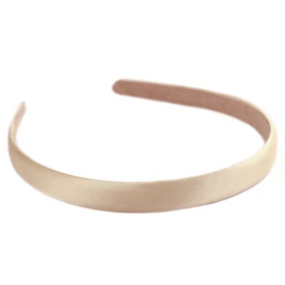 Hairband satin champagne