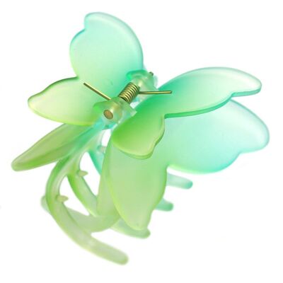 Fermacapelli farfalla verde