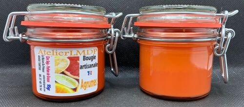 Bougie Parfumée Orange épicée Pot