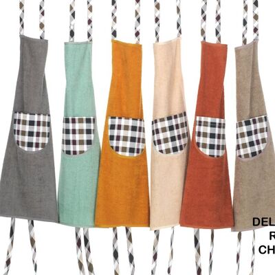 PLAIN TERRY APRON CHECKS