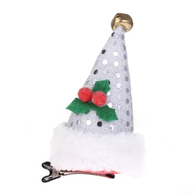 Weihnachtshaarspange „Nikolausmütze“
