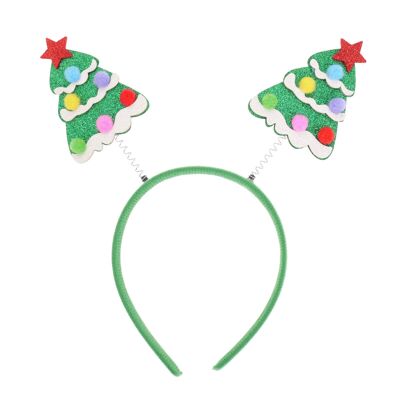 Christmas headband "X-mas trees"
