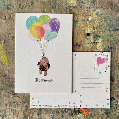 Cartolina di congratulazioni - Carlino