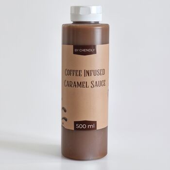 Sauce caramel infusée au café 500ML 1