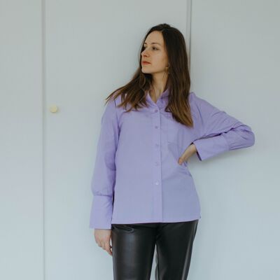 Basine purple shirt