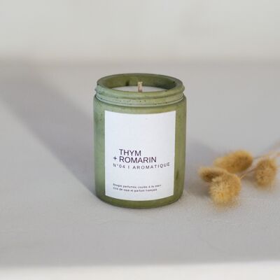 scented candle Thyme + rosemary