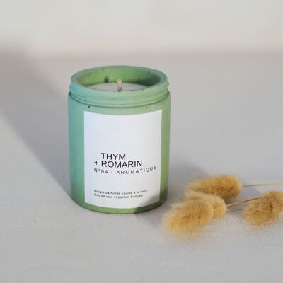 scented candle Thyme + rosemary