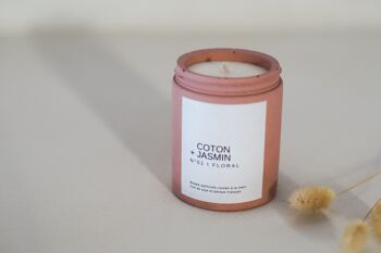 bougie parfumée coton + jasmin 3