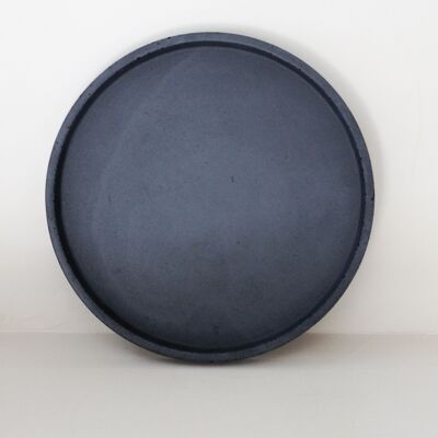 black decorative tray