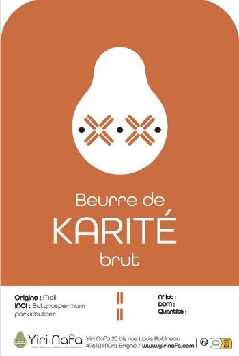 BEURRE DE KARITE BRUT 5 KG 1